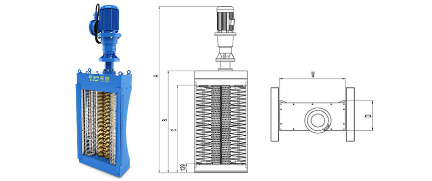 渠道式粉碎型格柵